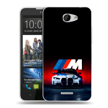 Пластиковый чехол на HTC Desire 516 с принтом БМВ BMW Пластиковый чехол на HTC Desire 516 с принтом БМВ BMW