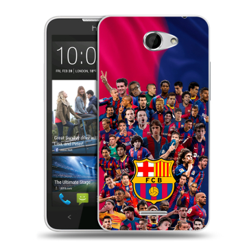 Пластиковый чехол на HTC Desire 516 с принтом Барселона Barcelona