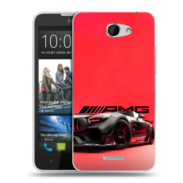 Пластиковый чехол на HTC Desire 516 с принтом Мерседес Mercedes AMG Пластиковый чехол на HTC Desire 516 с принтом Мерседес Mercedes AMG
