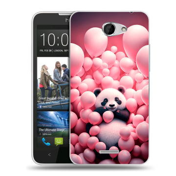 Пластиковый чехол на HTC Desire 516 с принтом Панда