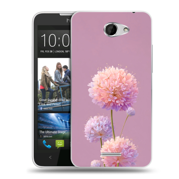 Пластиковый чехол на HTC Desire 516 с принтом Цветы Пластиковый чехол на HTC Desire 516 с принтом Цветы