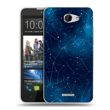 Пластиковый чехол на HTC Desire 516 с принтом Космос звезды Пластиковый чехол на HTC Desire 516 с принтом Космос звезды