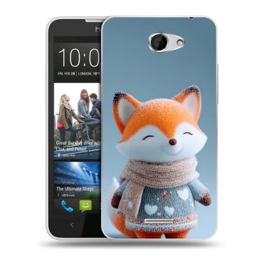 Пластиковый чехол на HTC Desire 516 с принтом Лиса Пластиковый чехол на HTC Desire 516 с принтом Лиса