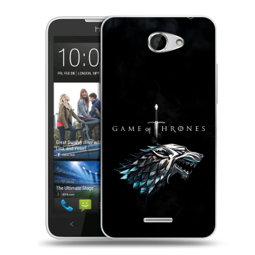 Пластиковый чехол на HTC Desire 516 с принтом Игра Престолов Game Thrones