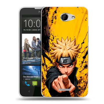 Пластиковый чехол на HTC Desire 516 с принтом Naruto Наруто