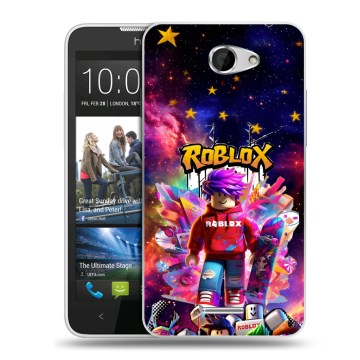 Пластиковый чехол на HTC Desire 516 с принтом Roblox Роблокс Пластиковый чехол на HTC Desire 516 с принтом Roblox Роблокс