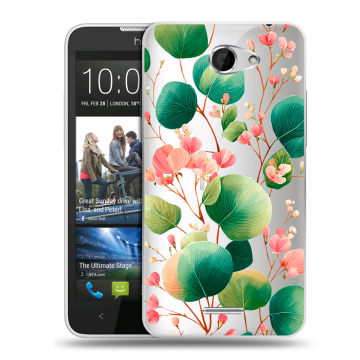 Пластиковый чехол на HTC Desire 516 с принтом женский Пластиковый чехол на HTC Desire 516 с принтом женский