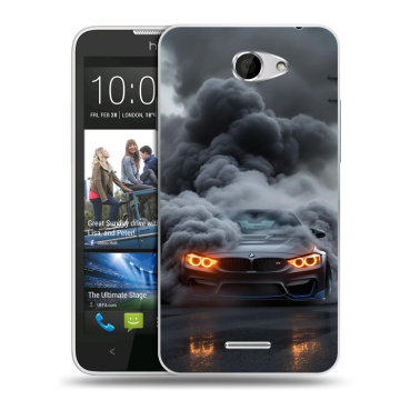 Пластиковый чехол на HTC Desire 516 с принтом BMW БМВ Пластиковый чехол на HTC Desire 516 с принтом BMW БМВ