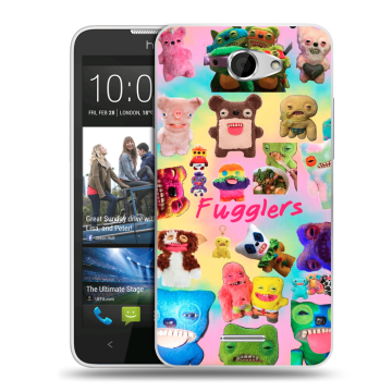 Пластиковый чехол на HTC Desire 516 с принтом Флагер Fuggler Пластиковый чехол на HTC Desire 516 с принтом Флагер Fuggler