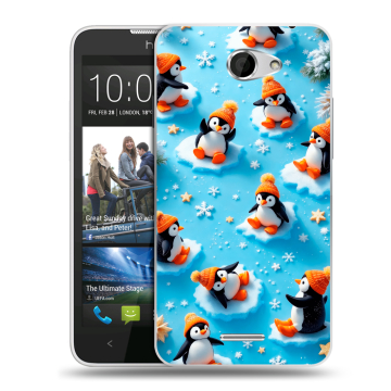 Пластиковый чехол на HTC Desire 516 с принтом Новый год Пластиковый чехол на HTC Desire 516 с принтом Новый год