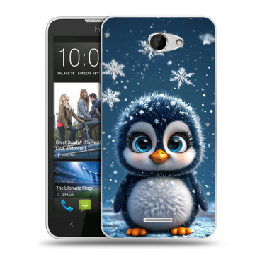Пластиковый чехол на HTC Desire 516 с принтом Новый год Пластиковый чехол на HTC Desire 516 с принтом Новый год