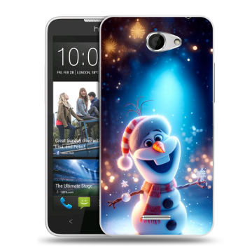 Пластиковый чехол на HTC Desire 516 с принтом Новый год Пластиковый чехол на HTC Desire 516 с принтом Новый год