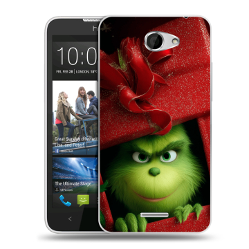 Пластиковый чехол на HTC Desire 516 с принтом Новый год Пластиковый чехол на HTC Desire 516 с принтом Новый год