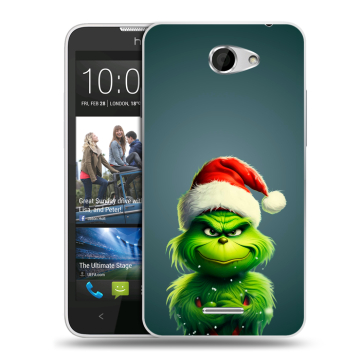 Пластиковый чехол на HTC Desire 516 с принтом Новый год Пластиковый чехол на HTC Desire 516 с принтом Новый год
