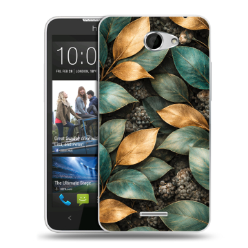 Пластиковый чехол на HTC Desire 516 с принтом женский