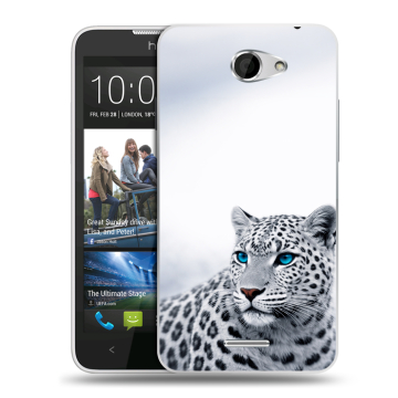 Пластиковый чехол на HTC Desire 516 с принтом женский