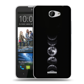 Пластиковый чехол на HTC Desire 516 с принтом женский