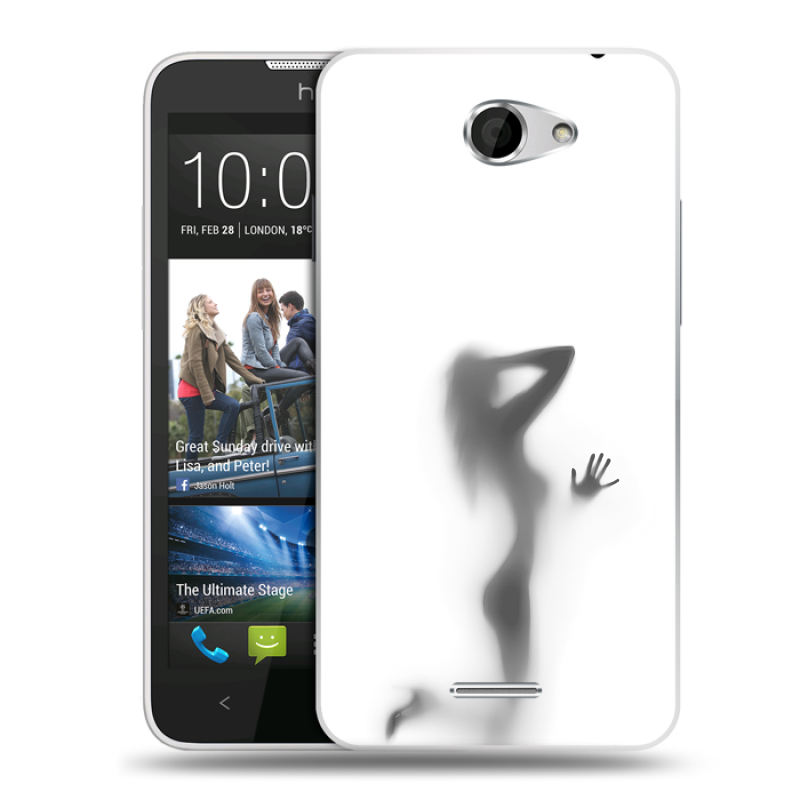 Пластиковый чехол на HTC Desire 516 с принтом Силуэт Пластиковый чехол на HTC Desire 516 с принтом Силуэт