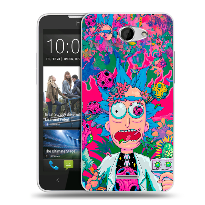 Пластиковый чехол на HTC Desire 516 с принтом Рик и Морти Rick Morty Пластиковый чехол на HTC Desire 516 с принтом Рик и Морти Rick Morty