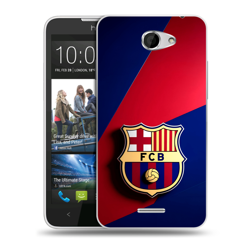 Пластиковый чехол на HTC Desire 516 с принтом Барселона Barcelona Пластиковый чехол на HTC Desire 516 с принтом Барселона Barcelona