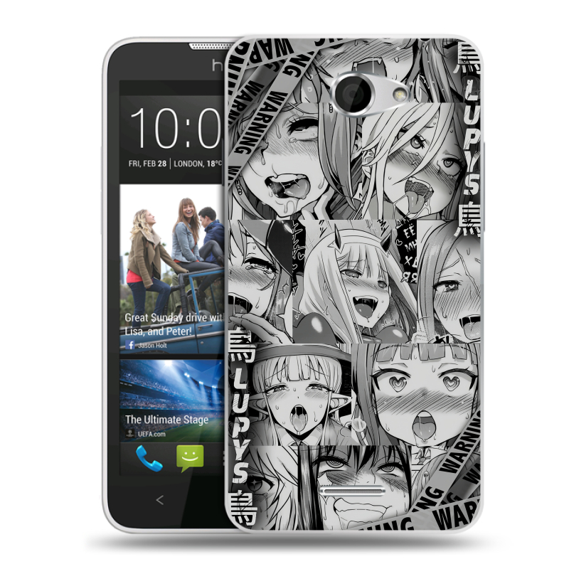 Пластиковый чехол на HTC Desire 516 с принтом Ahegao Ахегао Аниме Пластиковый чехол на HTC Desire 516 с принтом Ahegao Ахегао Аниме