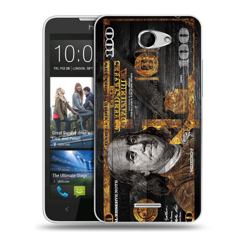 Пластиковый чехол на HTC Desire 516 с принтом Доллар деньги Пластиковый чехол на HTC Desire 516 с принтом Доллар деньги