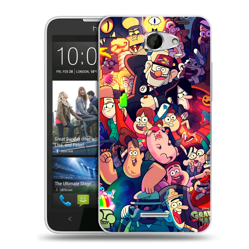 Пластиковый чехол на HTC Desire 516 с принтом Gravity Falls Гравити Фолз Пластиковый чехол на HTC Desire 516 с принтом Gravity Falls Гравити Фолз