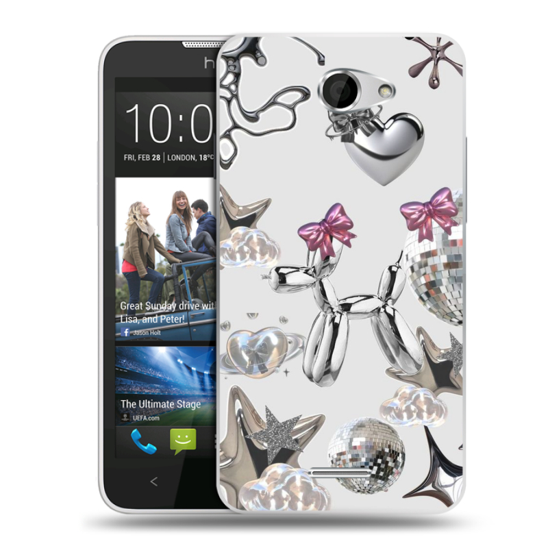 Пластиковый чехол на HTC Desire 516 с принтом Y2K Пластиковый чехол на HTC Desire 516 с принтом Y2K
