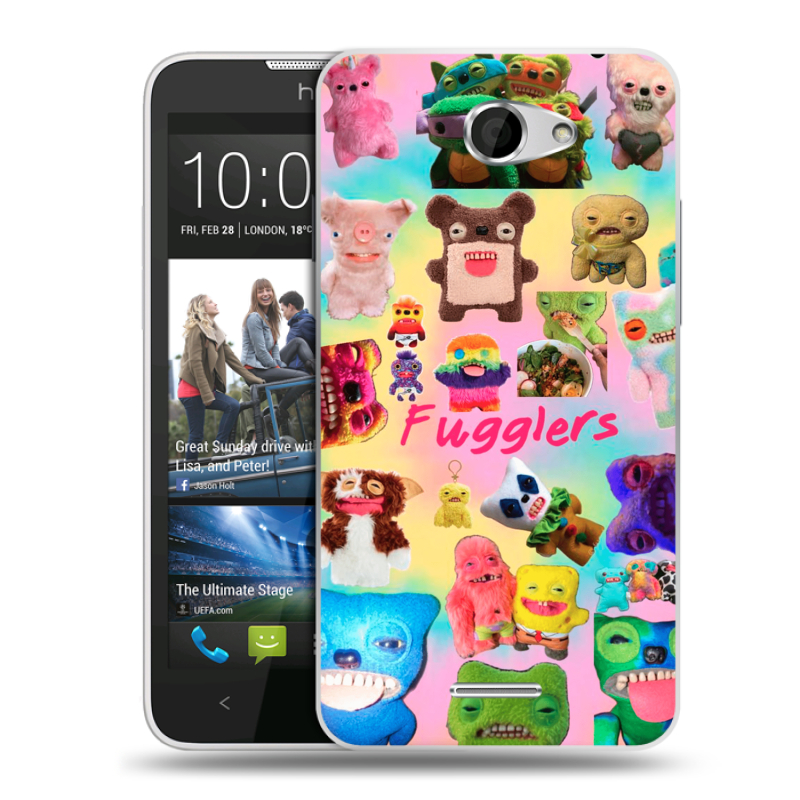 Пластиковый чехол на HTC Desire 516 с принтом Флагер Fuggler Пластиковый чехол на HTC Desire 516 с принтом Флагер Fuggler