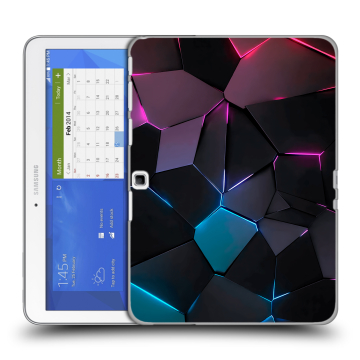 Силиконовый чехол на планшета Samsung Galaxy Tab 4 10.1 с принтом Геометрия неона Силиконовый чехол на планшета Samsung Galaxy Tab 4 10.1 с принтом Геометрия неона