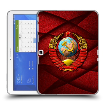 Силиконовый чехол на планшета Samsung Galaxy Tab 4 10.1 с принтом Герб СССР Силиконовый чехол на планшета Samsung Galaxy Tab 4 10.1 с принтом Герб СССР