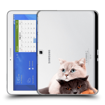 Силиконовый чехол на планшета Samsung Galaxy Tab 4 10.1 с принтом Кошки Силиконовый чехол на планшета Samsung Galaxy Tab 4 10.1 с принтом Кошки