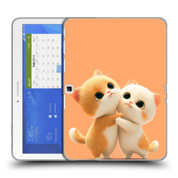 Силиконовый чехол на планшета Samsung Galaxy Tab 4 10.1 с принтом Милые котики Силиконовый чехол на планшета Samsung Galaxy Tab 4 10.1 с принтом Милые котики