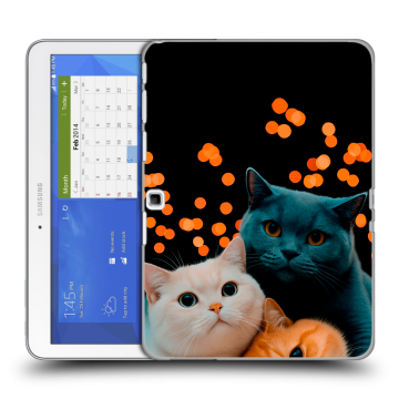 Силиконовый чехол на планшета Samsung Galaxy Tab 4 10.1 с принтом Кошки Силиконовый чехол на планшета Samsung Galaxy Tab 4 10.1 с принтом Кошки