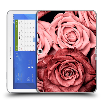 Силиконовый чехол на планшета Samsung Galaxy Tab 4 10.1 с принтом Цветы розы Силиконовый чехол на планшета Samsung Galaxy Tab 4 10.1 с принтом Цветы розы
