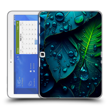 Силиконовый чехол на планшета Samsung Galaxy Tab 4 10.1 с принтом Листья Силиконовый чехол на планшета Samsung Galaxy Tab 4 10.1 с принтом Листья