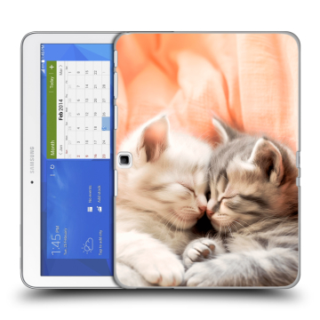 Силиконовый чехол на Samsung Galaxy Tab 4 10.1 с принтом Котята