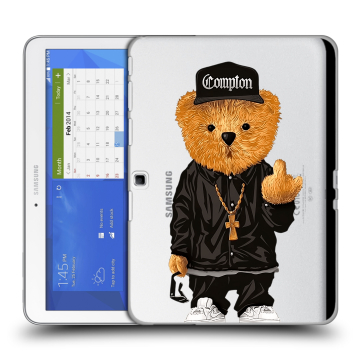 Силиконовый чехол на Samsung Galaxy Tab 4 10.1 с принтом Мишка