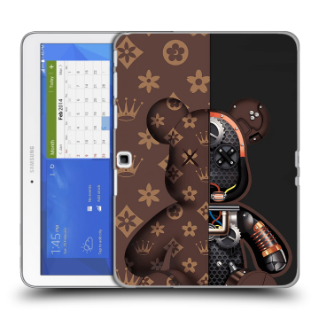 Силиконовый чехол на Samsung Galaxy Tab 4 10.1 с принтом Луи робот