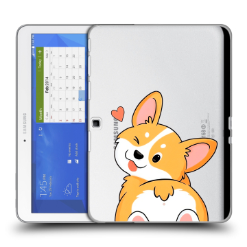 Силиконовый чехол на Samsung Galaxy Tab 4 10.1 с принтом Корги