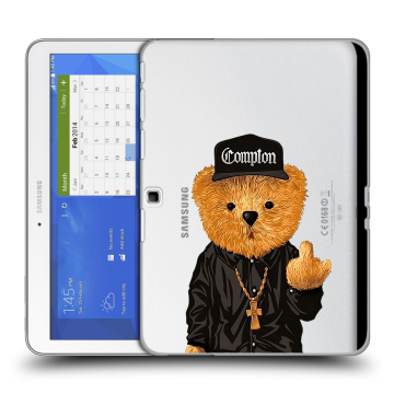 Силиконовый чехол на Samsung Galaxy Tab 4 10.1 с принтом Плюшевый медведь