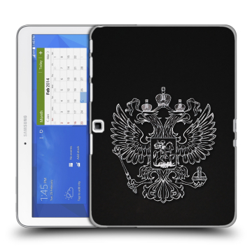 Силиконовый чехол на Samsung Galaxy Tab 4 10.1 с принтом Герб России Силиконовый чехол на Samsung Galaxy Tab 4 10.1 с принтом Герб России
