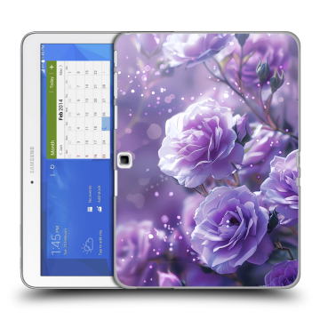 Силиконовый чехол на Samsung Galaxy Tab 4 10.1 с принтом Розы цветы