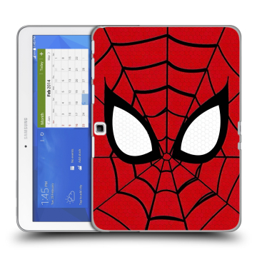 Силиконовый чехол на Samsung Galaxy Tab 4 10.1 с принтом человек паук spiderman