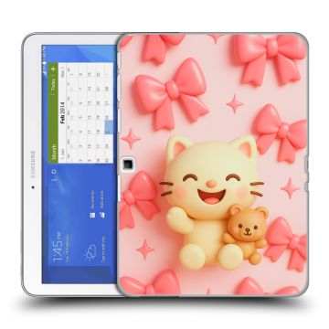 Силиконовый чехол на Samsung Galaxy Tab 4 10.1 с принтом для девочек