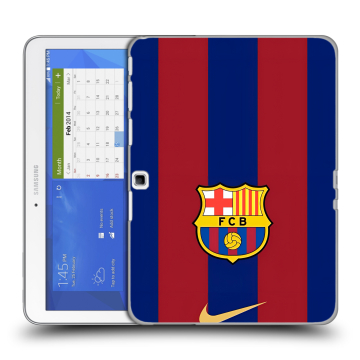 Силиконовый чехол на Samsung Galaxy Tab 4 10.1 с принтом Барселона Barcelona