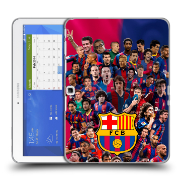 Силиконовый чехол на Samsung Galaxy Tab 4 10.1 с принтом Барселона Barcelona Силиконовый чехол на Samsung Galaxy Tab 4 10.1 с принтом Барселона Barcelona