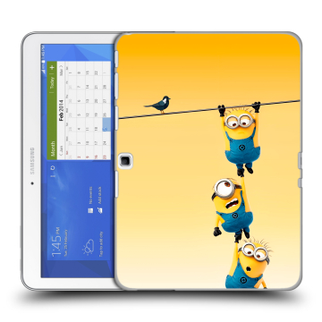 Силиконовый чехол на Samsung Galaxy Tab 4 10.1 с принтом Миньоны