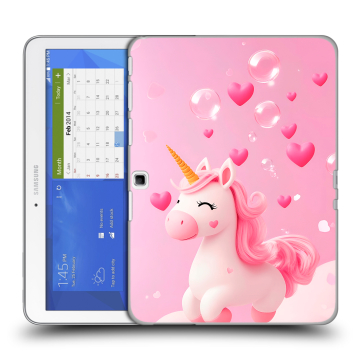 Силиконовый чехол на Samsung Galaxy Tab 4 10.1 с принтом Единорог