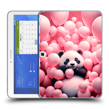 Силиконовый чехол на Samsung Galaxy Tab 4 10.1 с принтом Панда